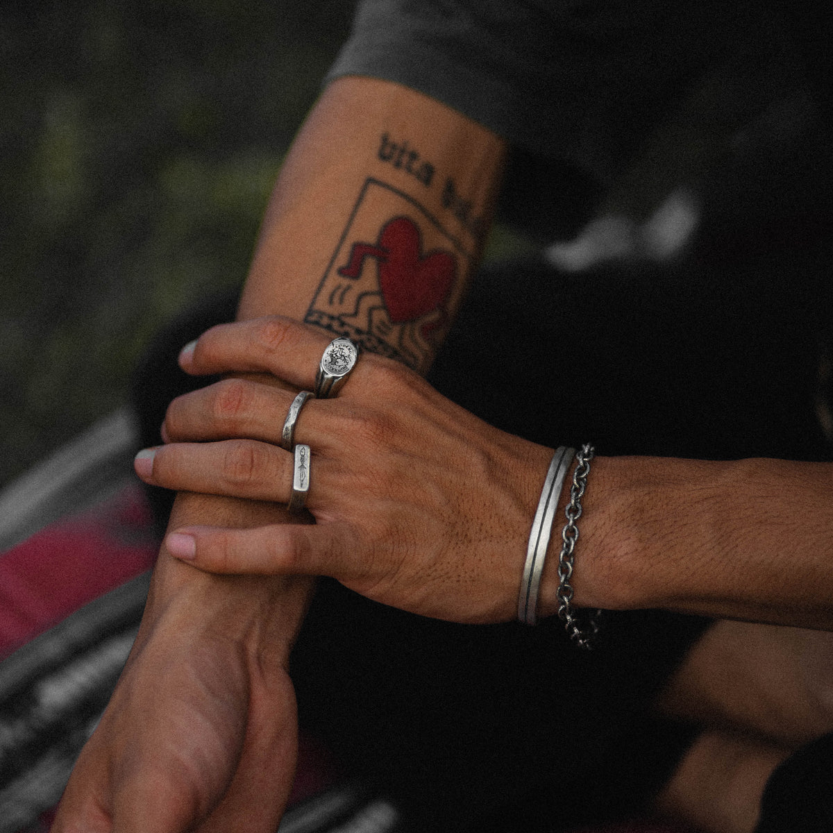 products:lost-treasure,two-amigos,true-north-ring,blowing-in-the-wind-cuff,junto-e-mistruado-bracelet-silver